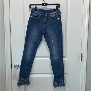 BlankNYC fringe jeans size 26